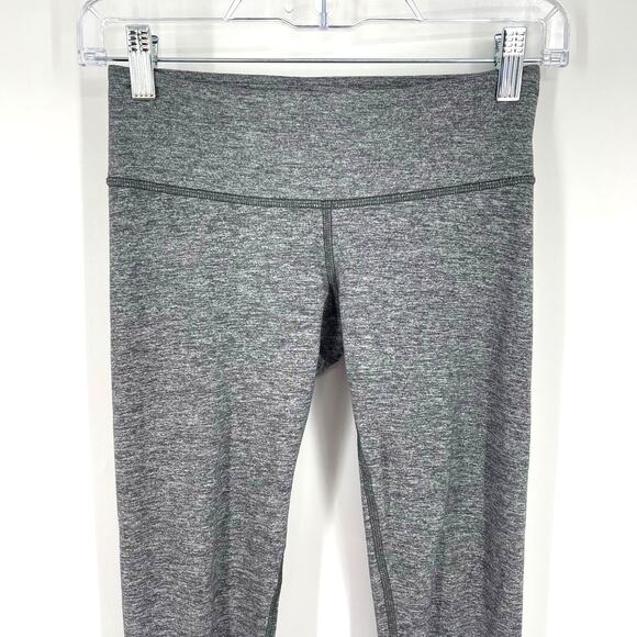 Lululemon Wunder Under 26" Heathered Gray Size 4 - Picture 3 of 9